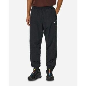 Nike Vintage Rare Solo Swoosh Pants Trackies Glanz Black Scally Small